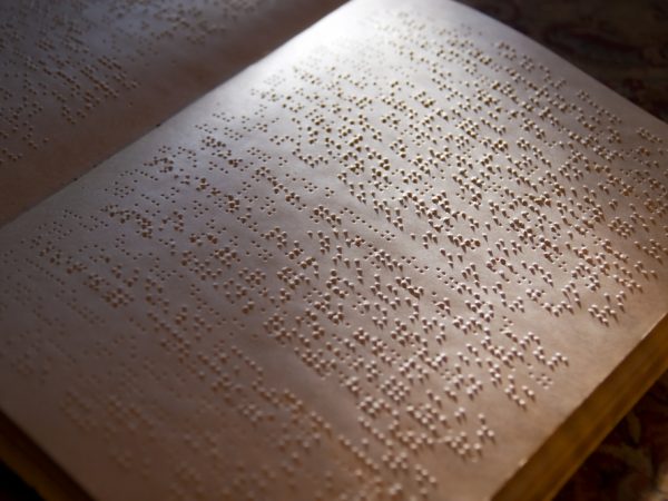 Photo of Braille book